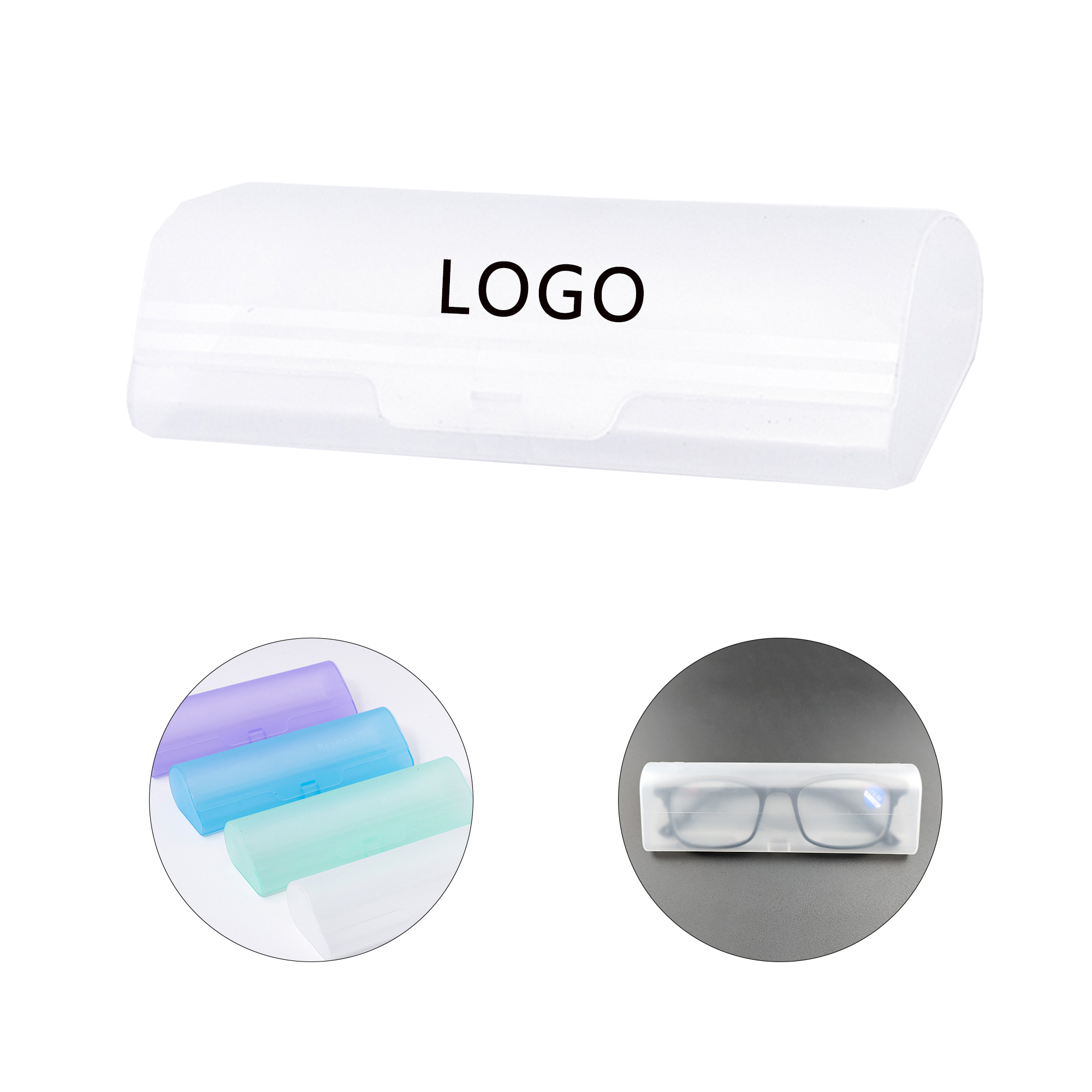 Lightweight Plastic Reading Glasses Case Pressure-Proof Box 5