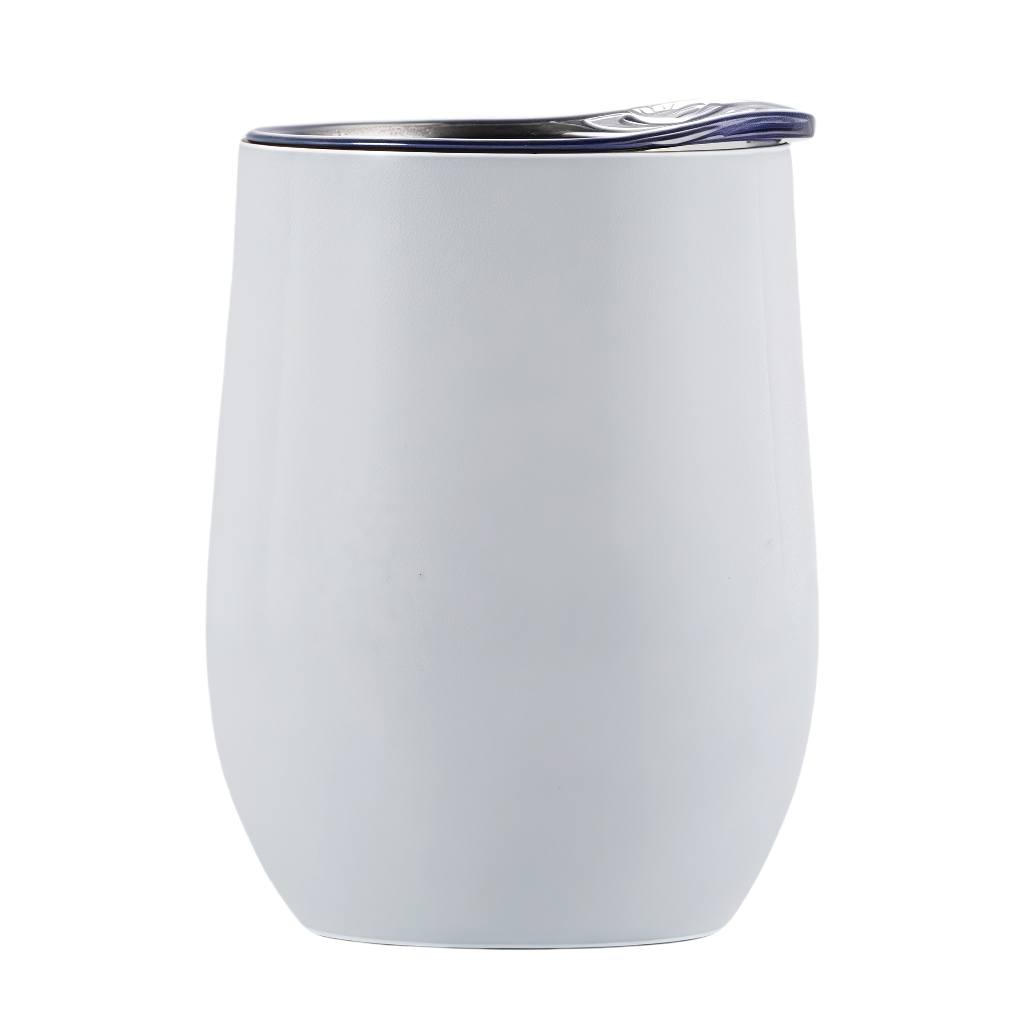 12oz Vacuum Insulated Stainless Steel U-Shaped Tumbler Wine Cup with Eggshell Finish 3