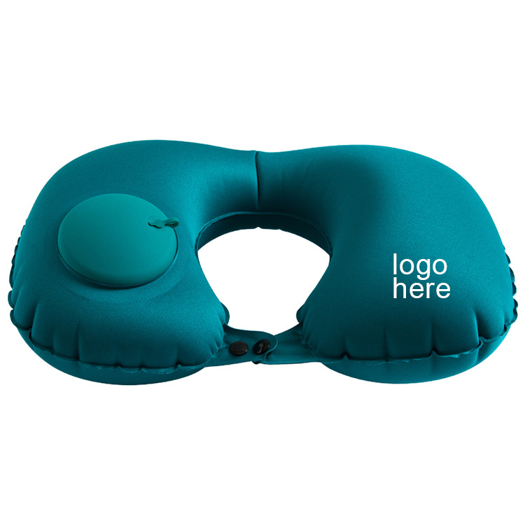 Press Type Inflatable Travel Neck Pillow 3