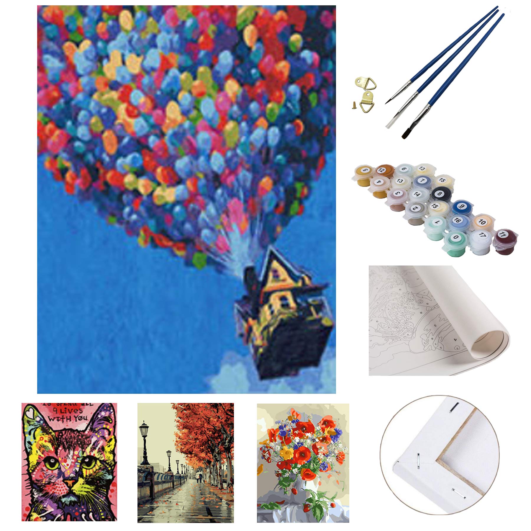 DIY Oil Painting By Numbers Kit 2
