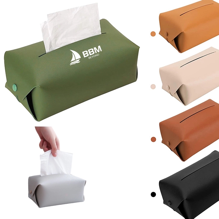 Modern Pu Leather Tissue Box 2