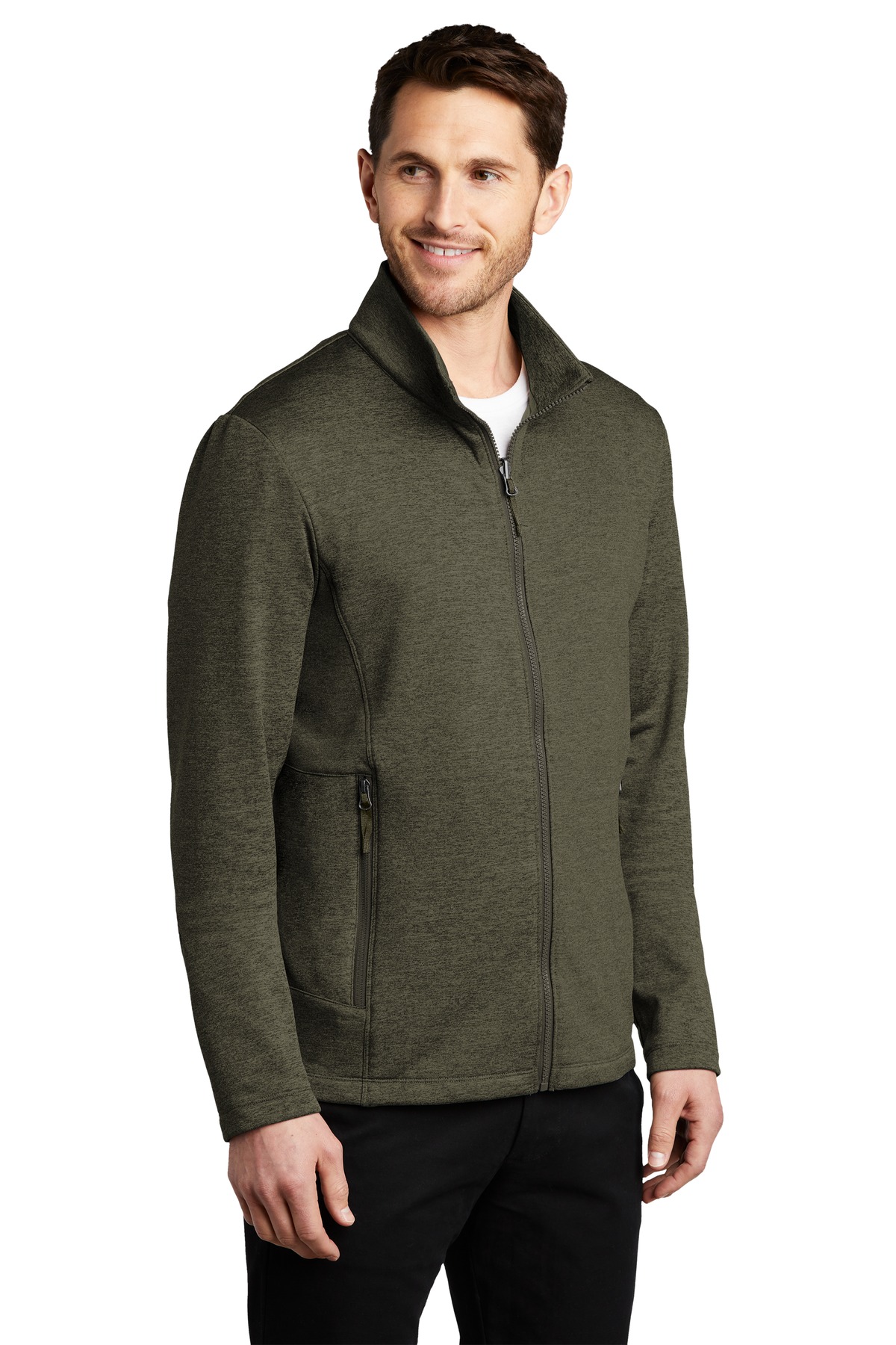Port Authority Collective Striated Fleece Jacket. F905 2