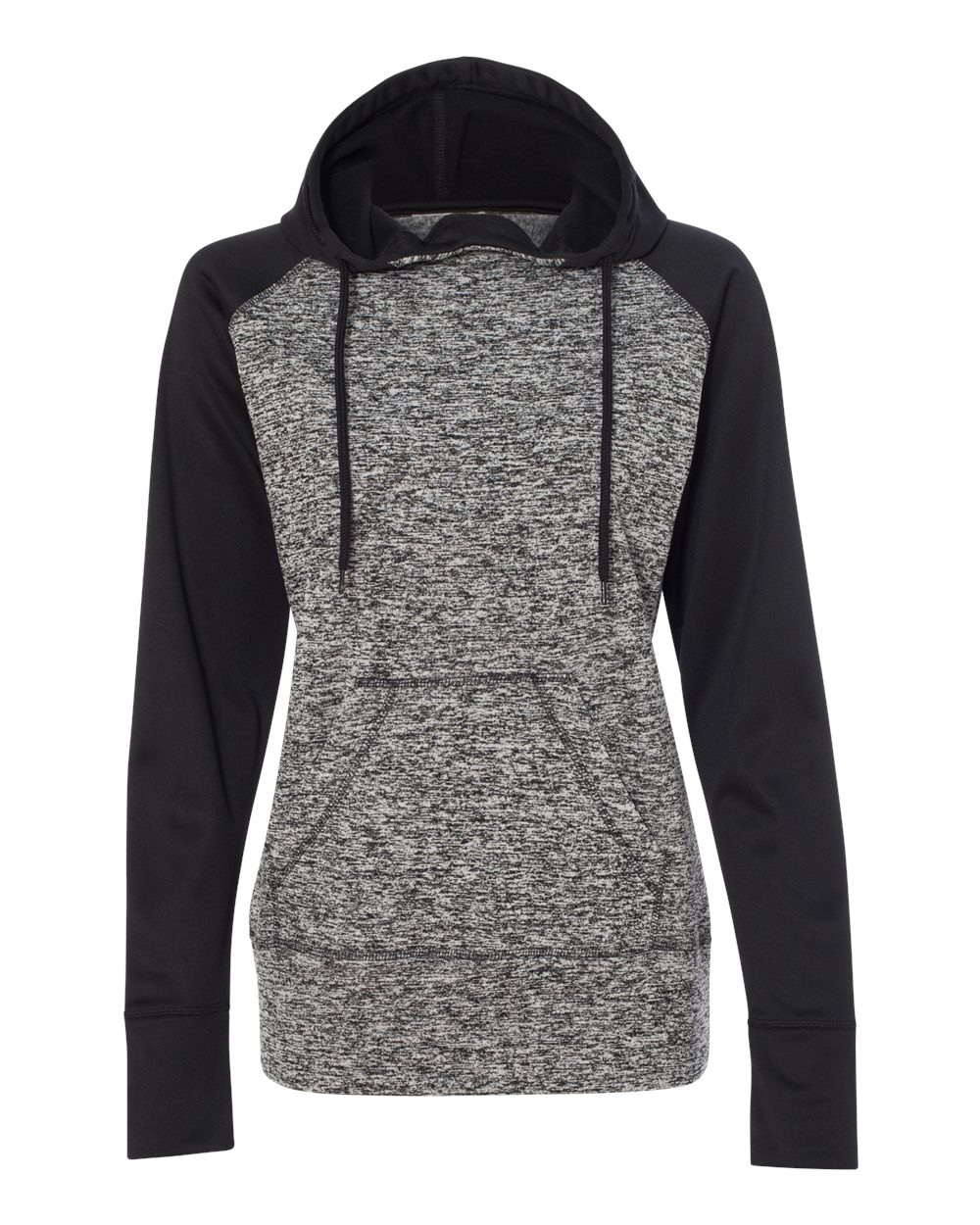 Women's Colorblocked Cosmic Fleece Hooded Sweatshirt - 8618 27