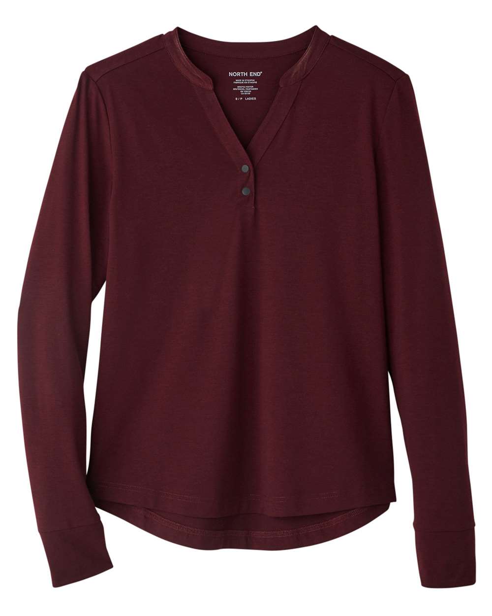 Women's JAQ Stretch Performance V-Neck Snap Pullover - NE400W 2