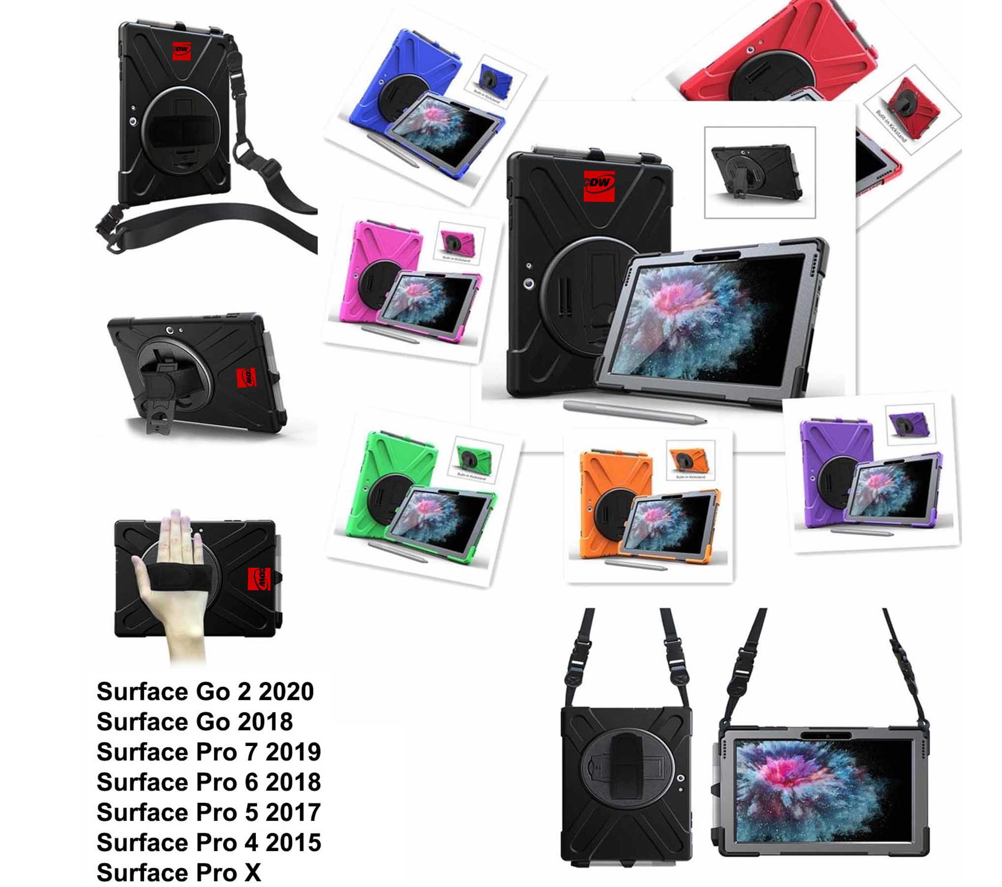 iBank ® Shockproof Case for Microsoft Surface Go 4/3/2, 2024-2018 (10.5"/10") 2