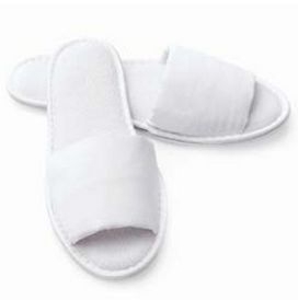 Woman's Open Toe Microfiber Slipper (Overseas - Embroidered) 2