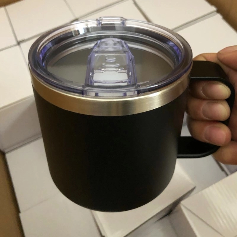 14oz Double Wall Stainless Steel Vacuum Coffee Mug 1