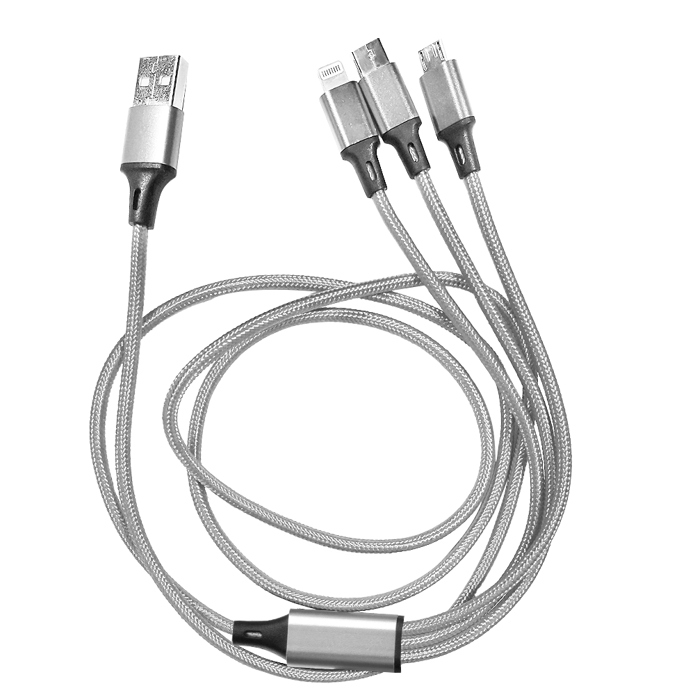 Taft Avenue 3 in 1 Nylon Braided Charging Cable 17