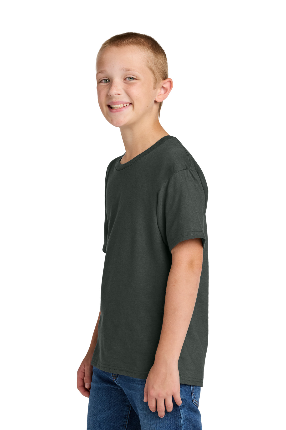 Jerzees Ultimate Youth Ring Spun T-Shirt IC46B 27