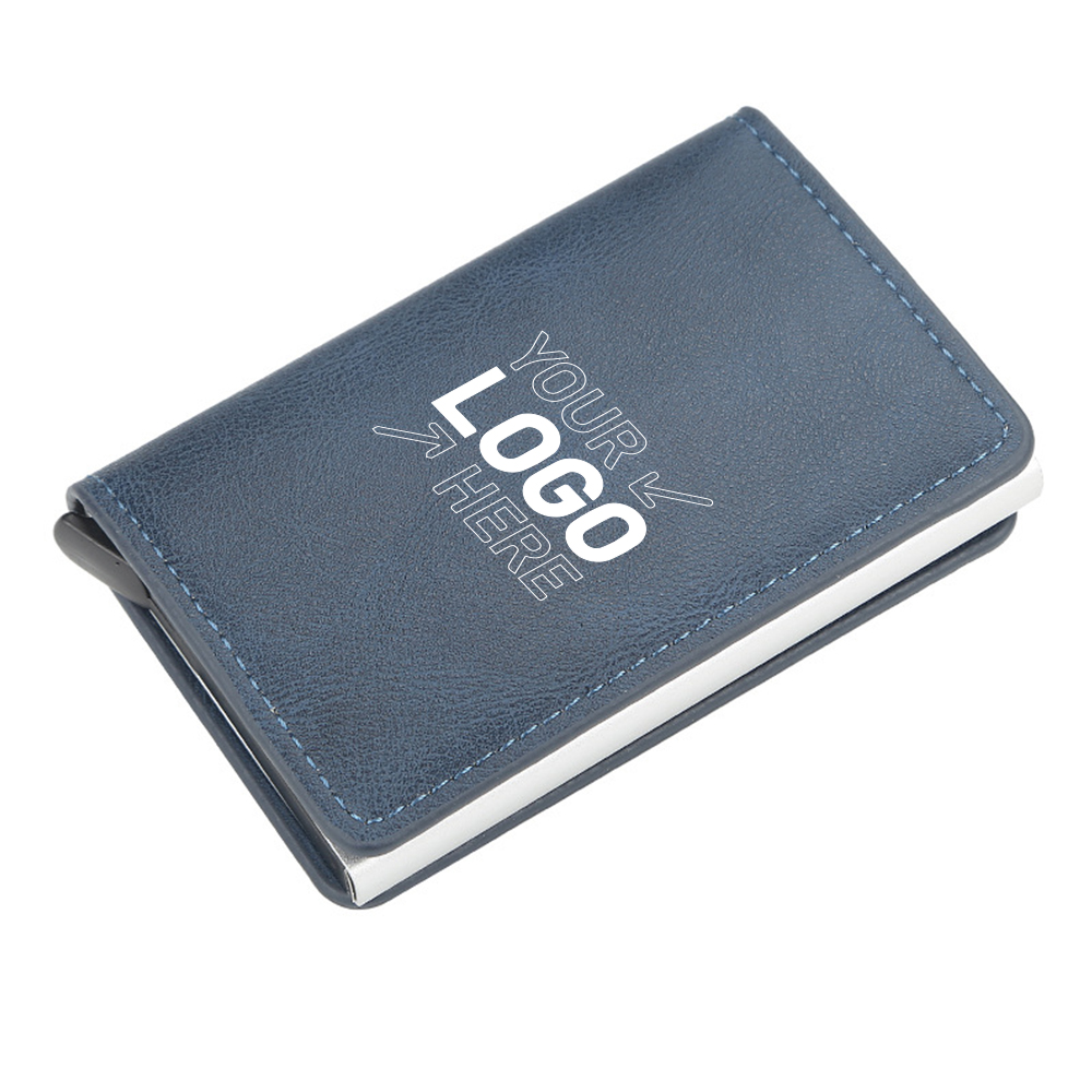RFID Slim Wallet Pop-up Credit Card Holder With Money Clip 2