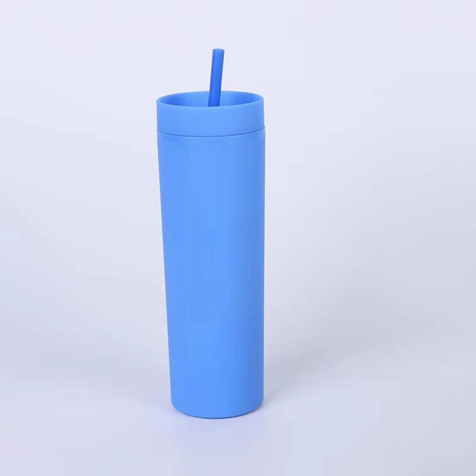 16oz Slim Tumblers With Straw 3