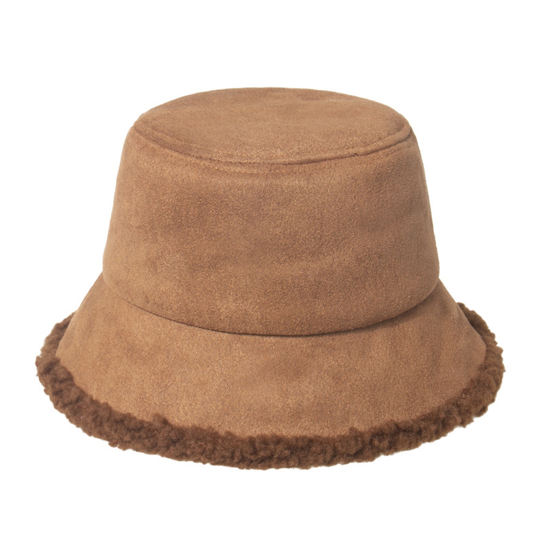 Faux Suede Bucket Hat 2