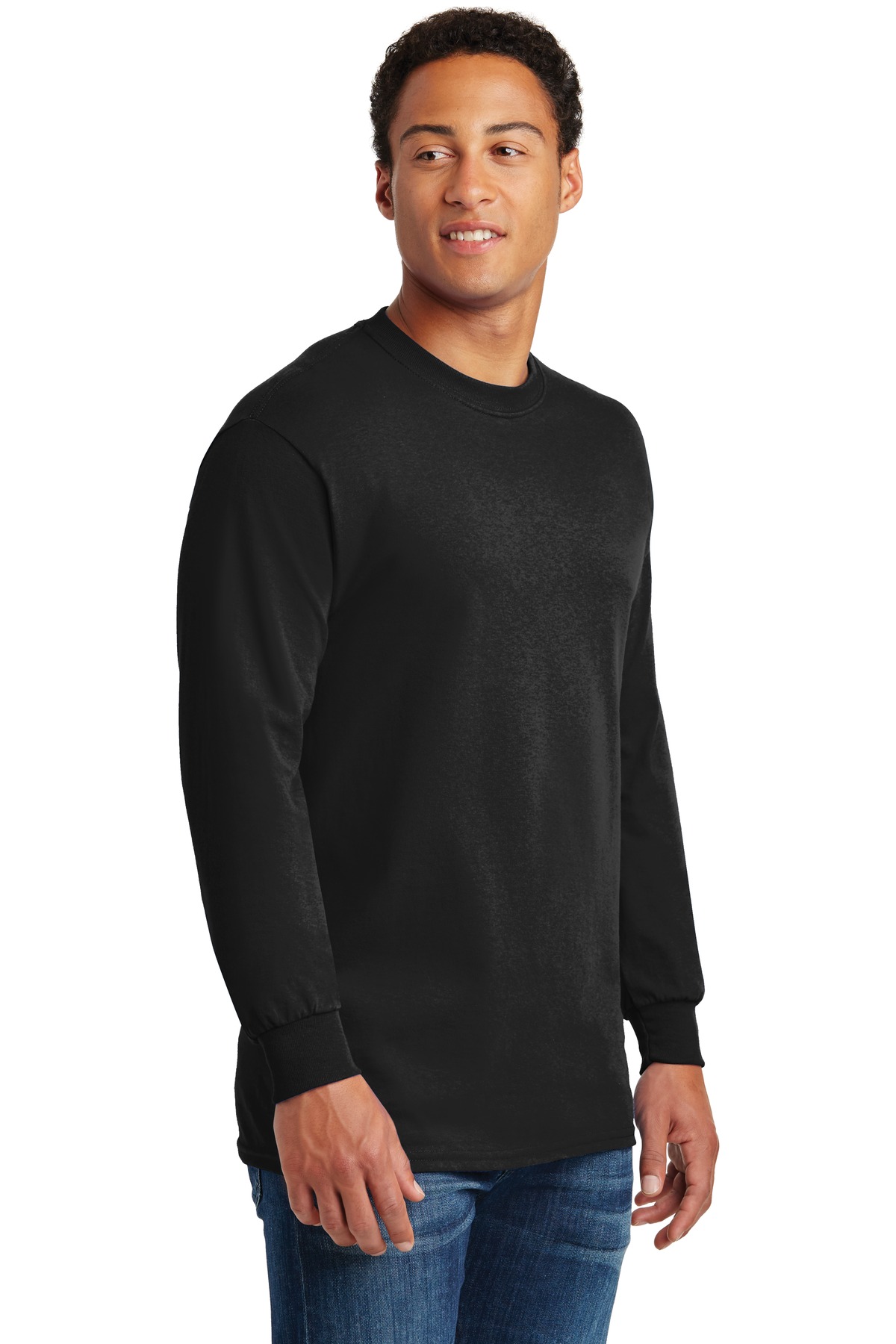 Gildan - Heavy Cotton 100% Cotton Long Sleeve T-Shirt. 5400 48
