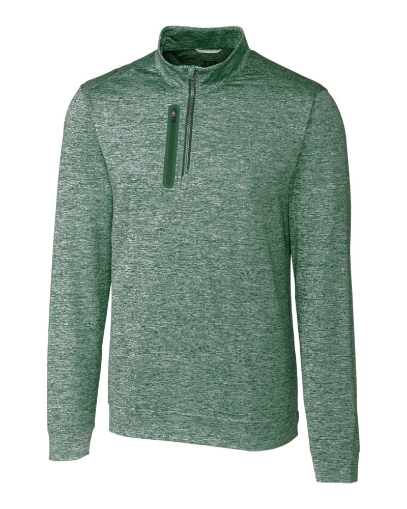Cutter & Buck Stealth Heathered Mens Quarter Zip 67
