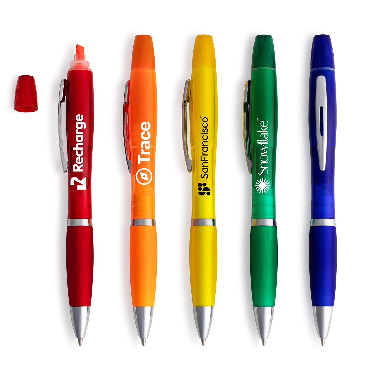 Translucent Pen and Highlighter Combo 5