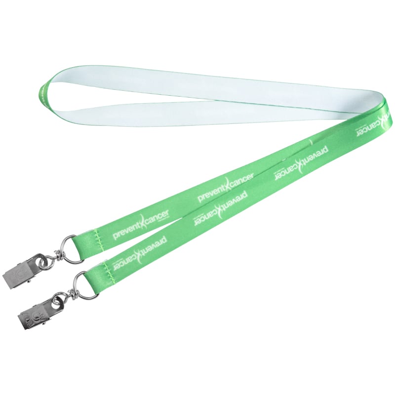 Open Ended Double Clip Full Color Lanyards 1