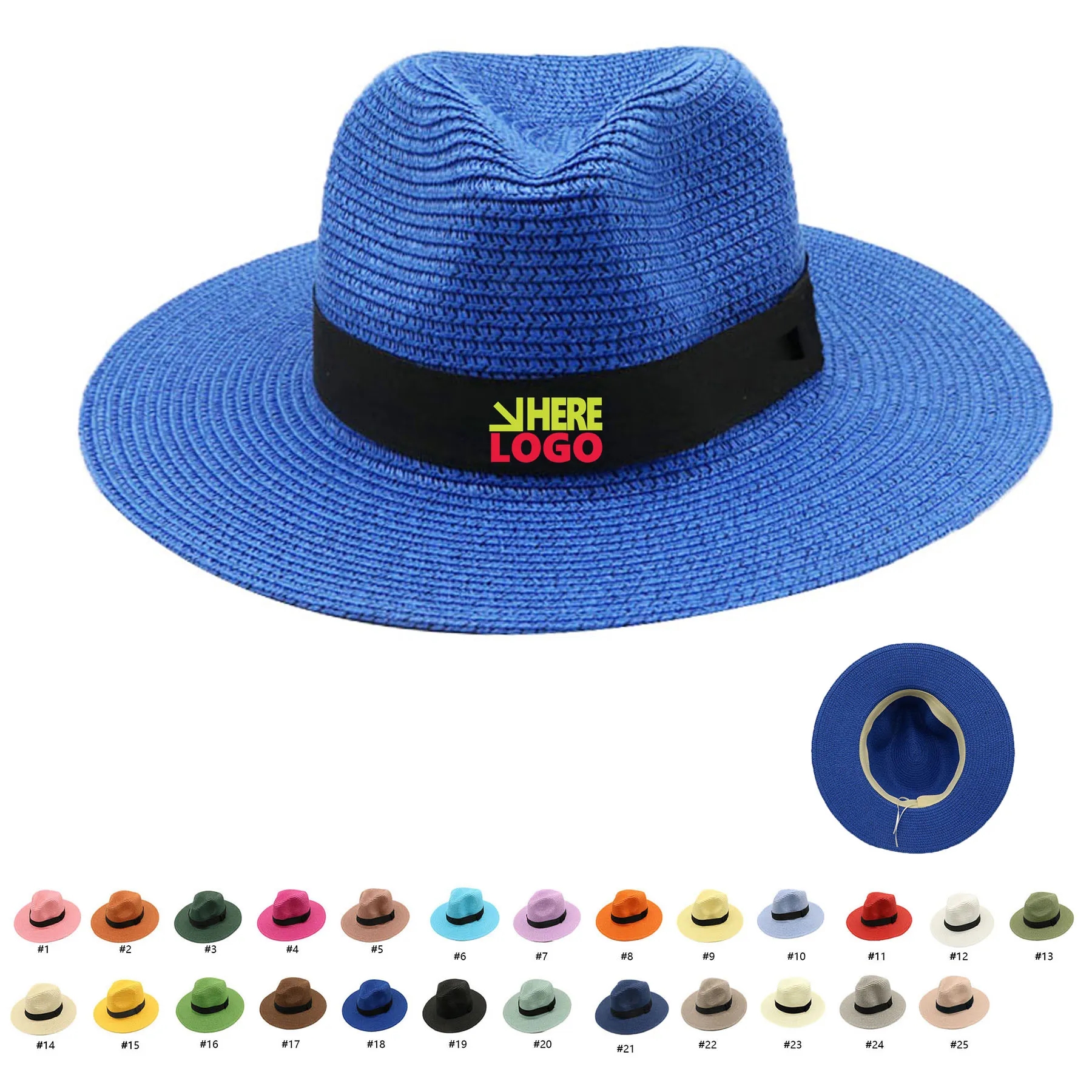 Wide Brim Straw Panama Hat 4