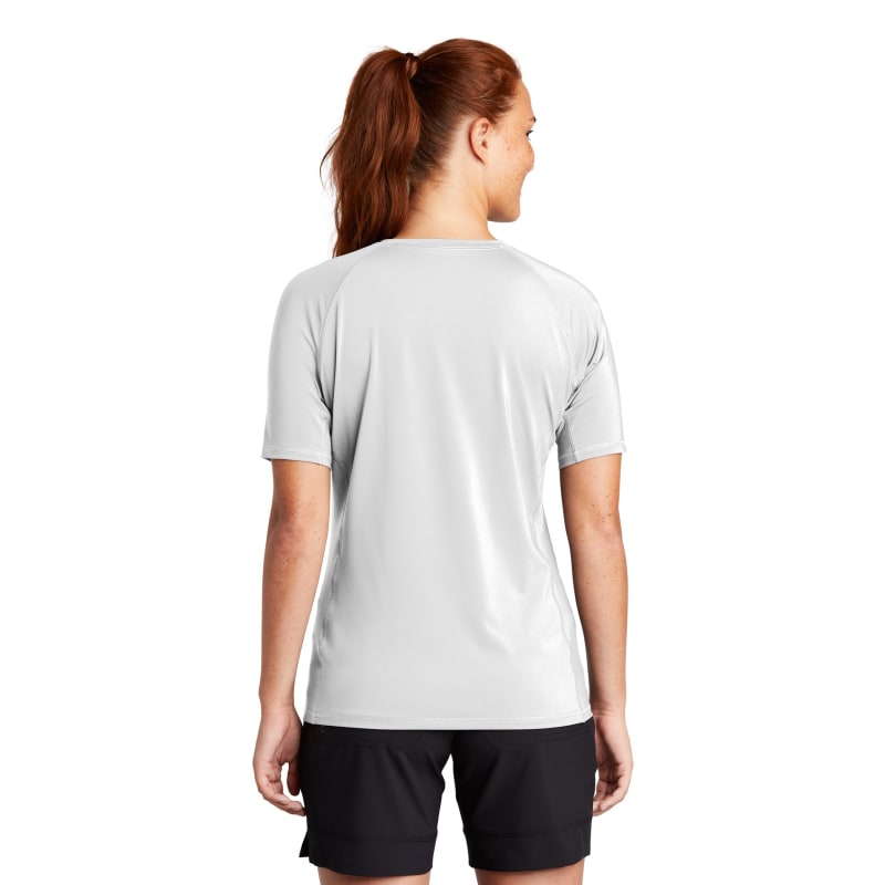 Sport-Tek Women's Rashguard Tee. 8