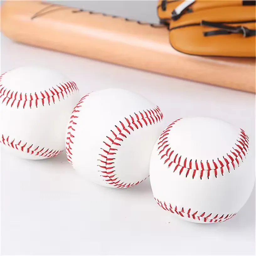 Soft Standard Size 9 inch Practice Training Baseball 4