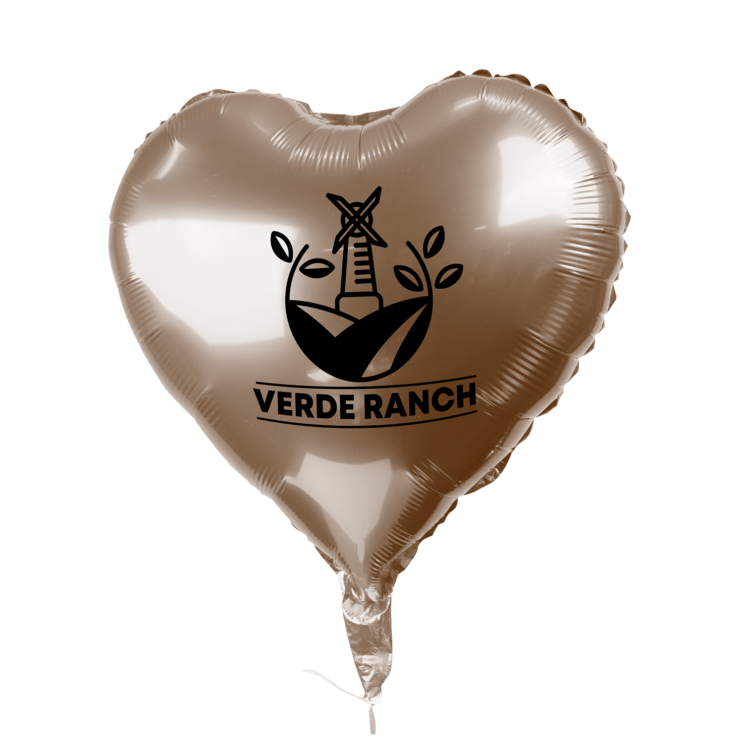 18" Heart-Shaped Mylar Balloon (1 Color Imprint) 5
