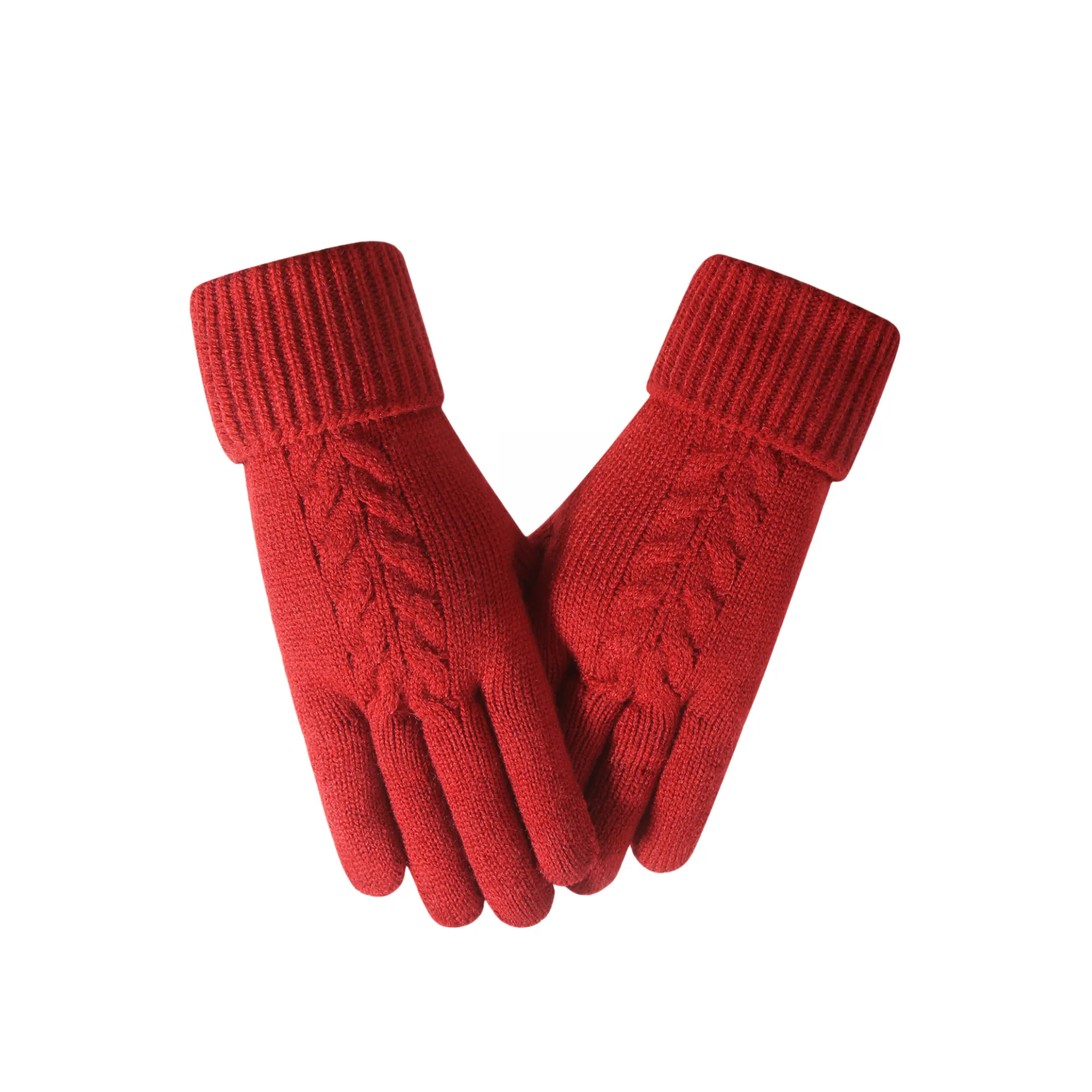 Winter Cycling Cold - Resistant Knitted Touchscreen Gloves 3