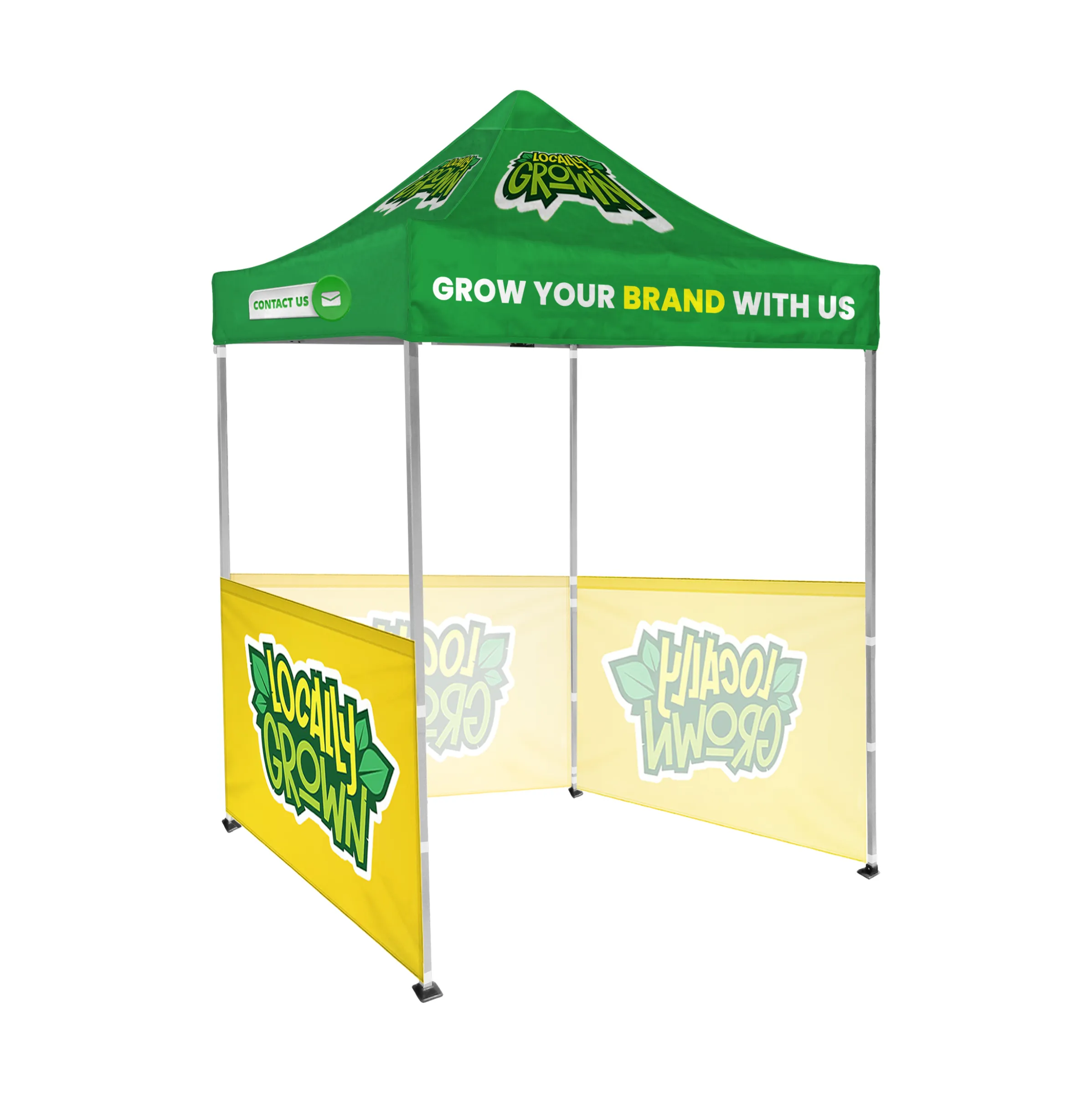 6'x6' Tent Canopy with frame and three half wall 9