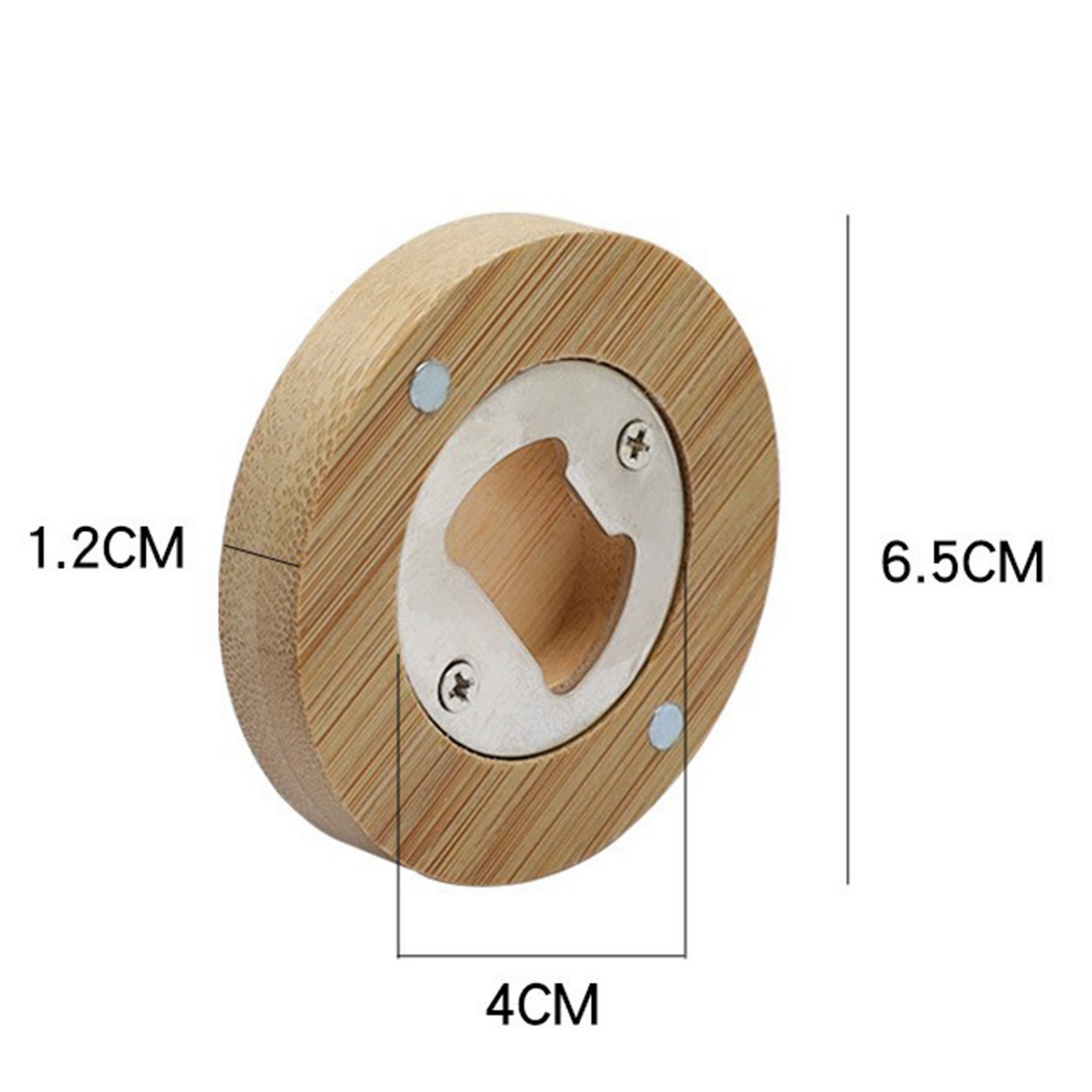Bamboo Bottle Opener & Magnets Memo Holder 5