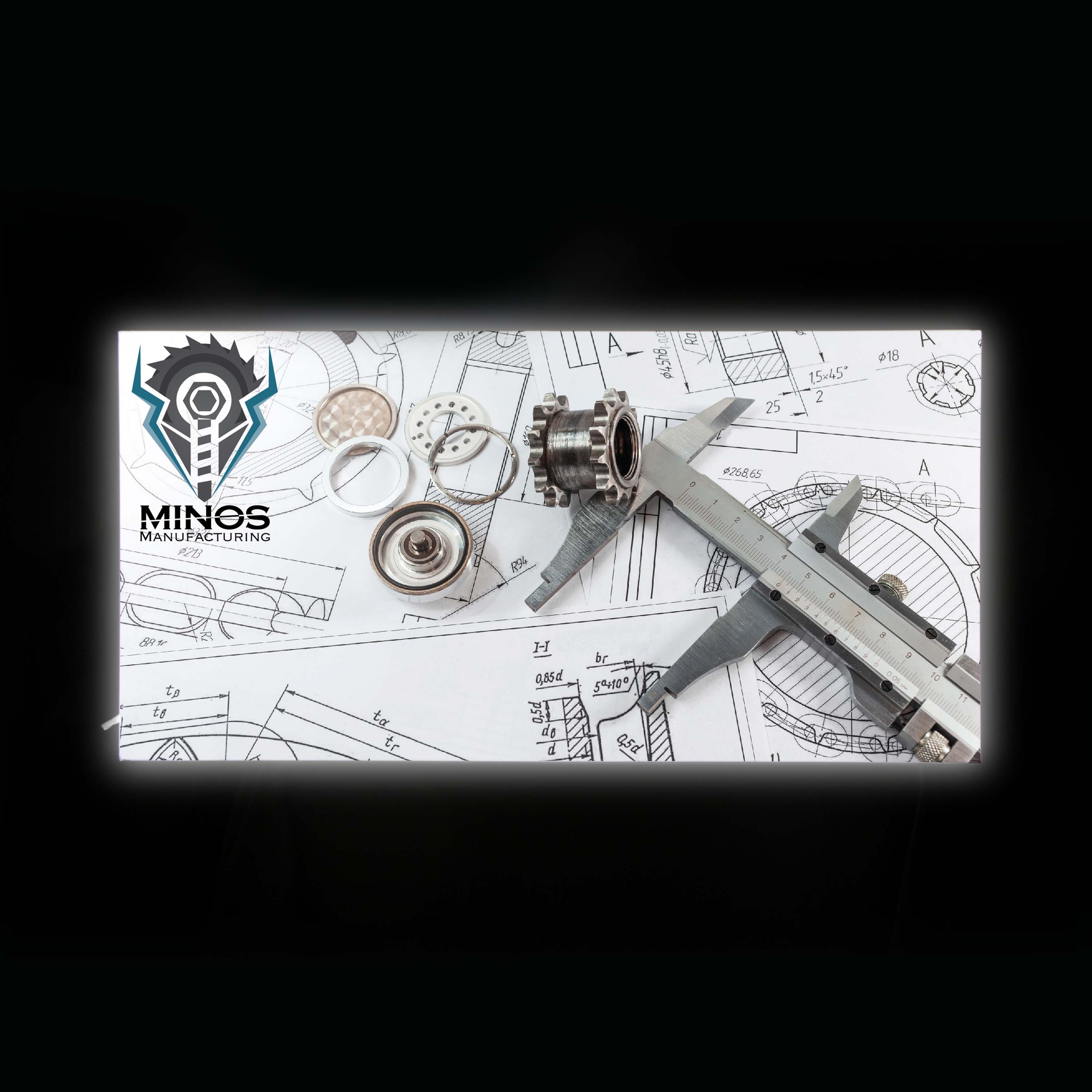 30" x 60" Standard SEG Glo Wall Mount Kit 6