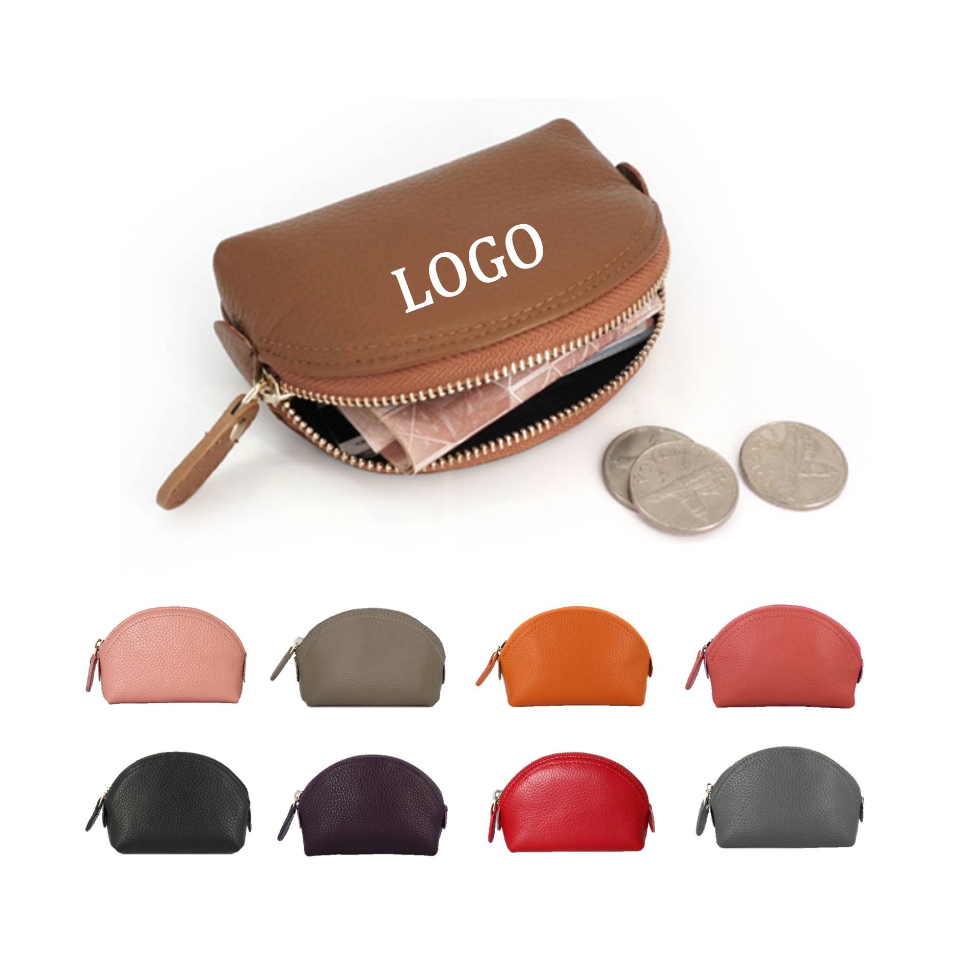 Genuine Leather Coin Purse 4
