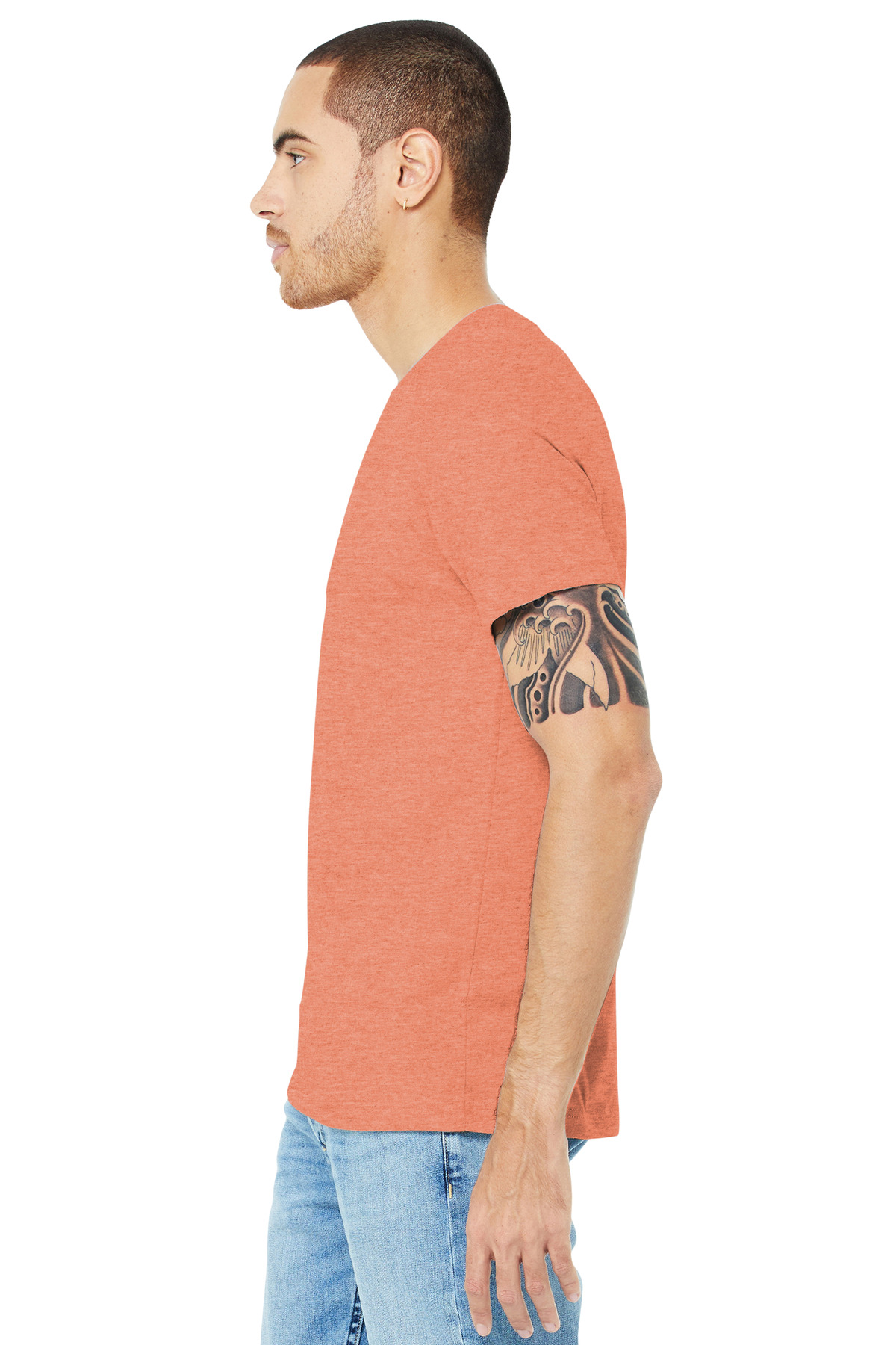 BELLA+CANVAS® Unisex Heather CVC Short Sleeve Tee 73