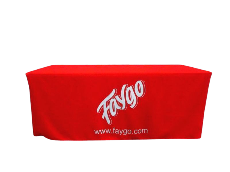 Table Cover 6' Fitted - Polyester- Custom Printed 3
