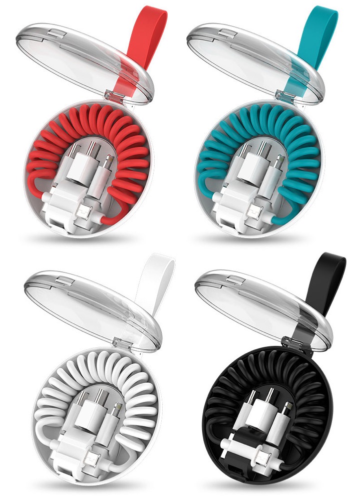 Extendable Charging Cable Set with 3 USB Adapters 4