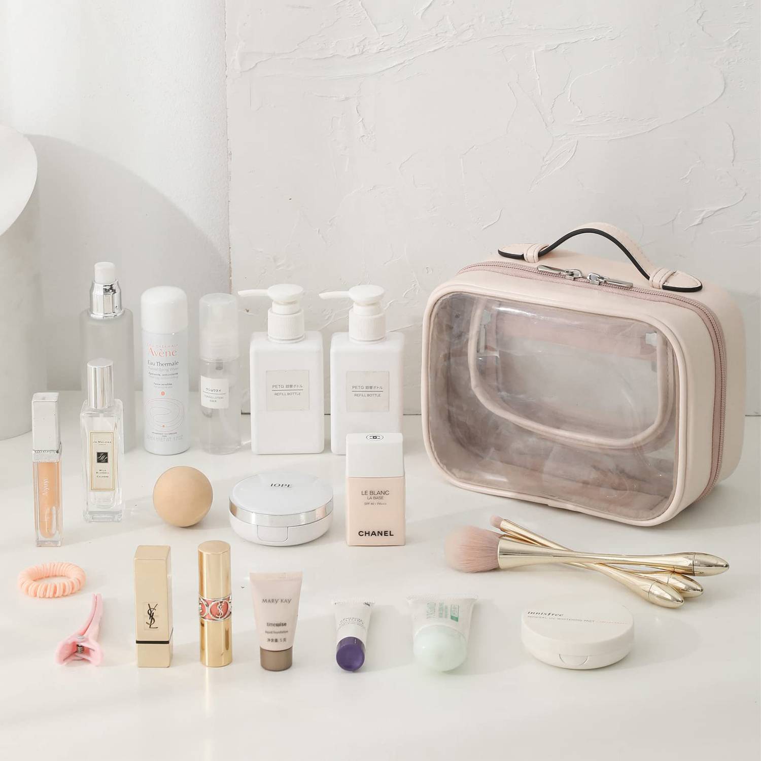 Portable Travel Cosmetics Wash Transparent Storage Bag 4