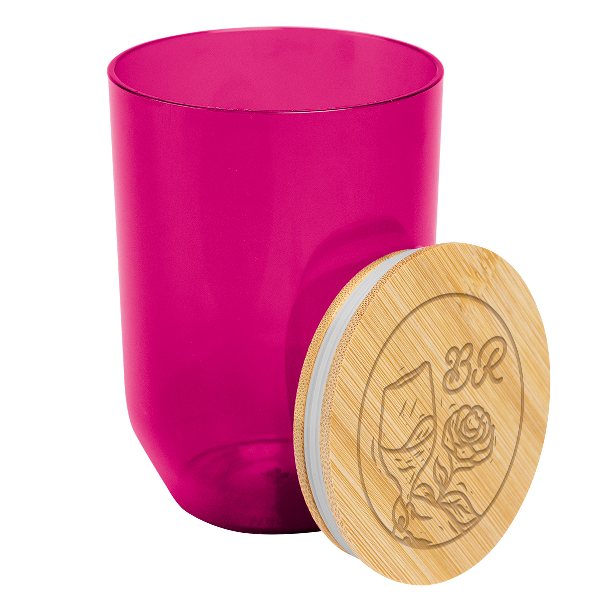 12 Oz. Montrose rPET Wine Tumbler With Bamboo Lid 15