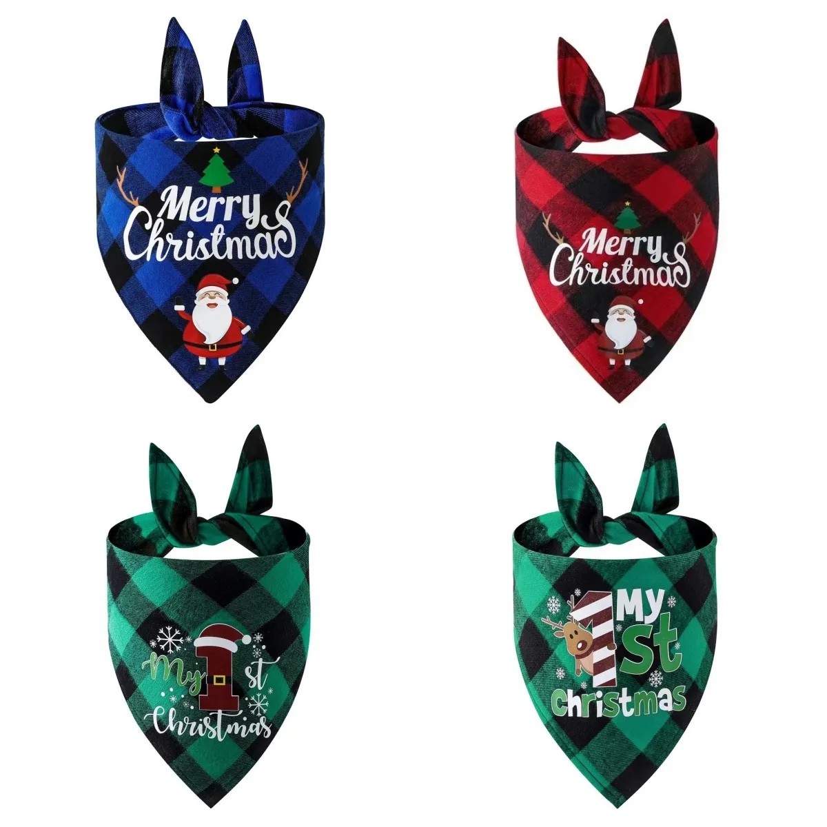 Christmas pet scarf 8