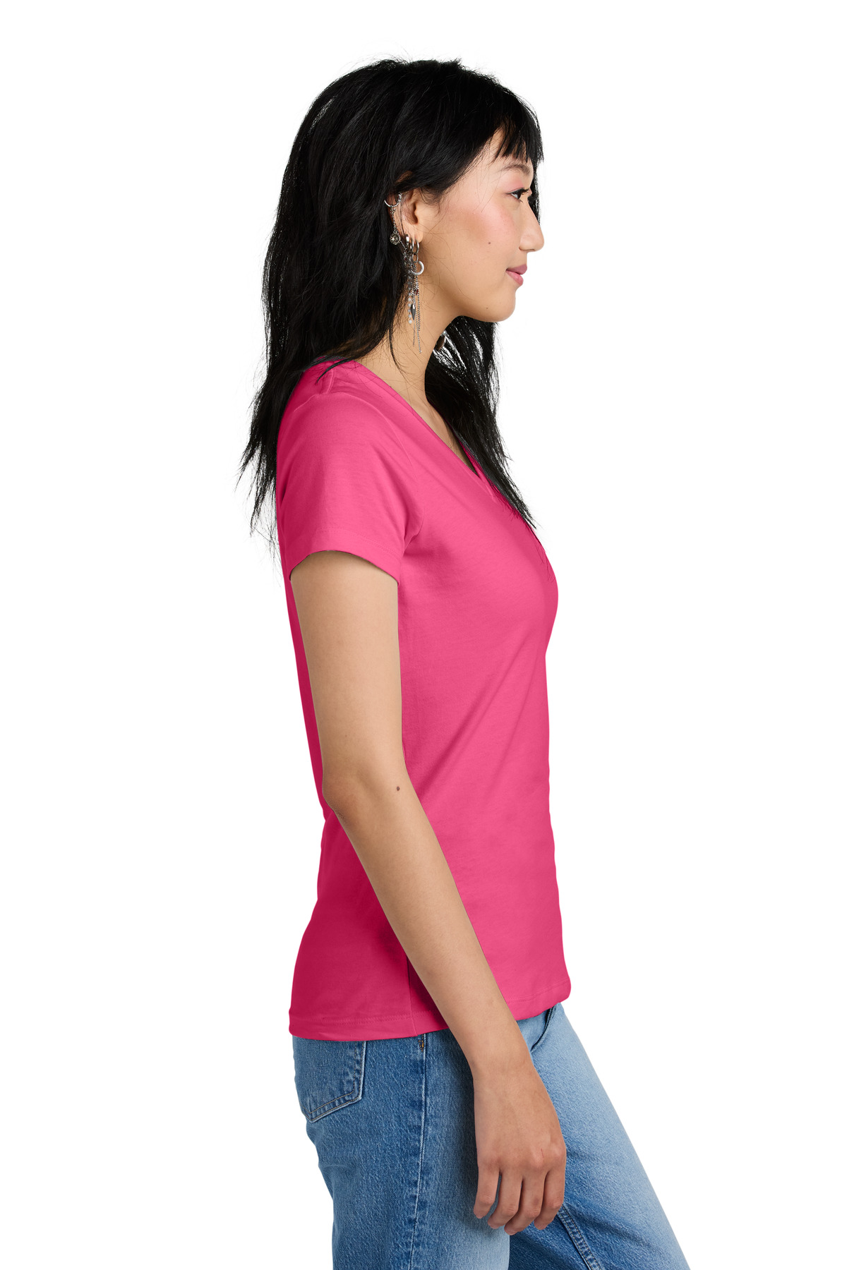 District® Women's Perfect Weight V-Neck Tee 24