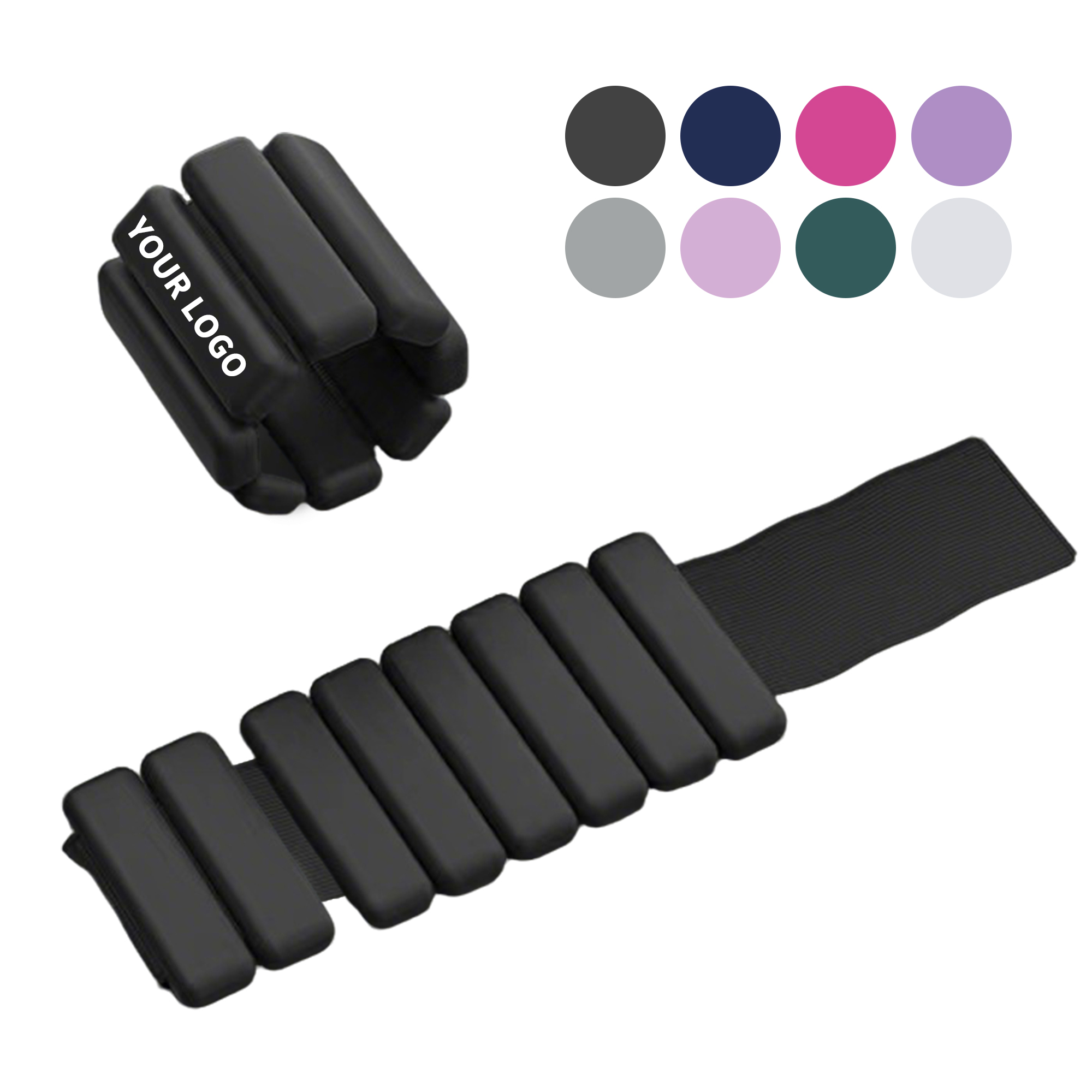 Adjustable Wrist Ankle Weight Bracelet Two Pound Pair 2