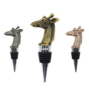 Elegant Giraffe Design Alloy Wine Stopper 12
