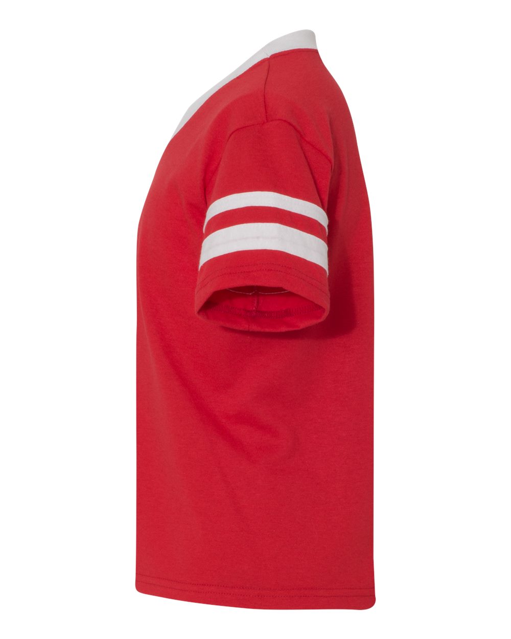 Youth V-Neck Jersey with Striped Sleeves - 361 27