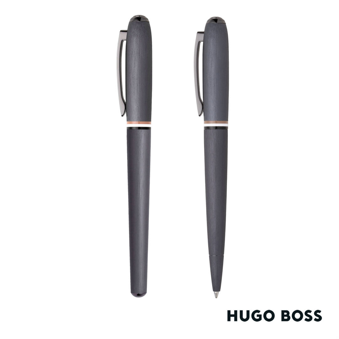 Hugo Boss® Iconic Contour Ballpoint & Fountain Pen Set 4