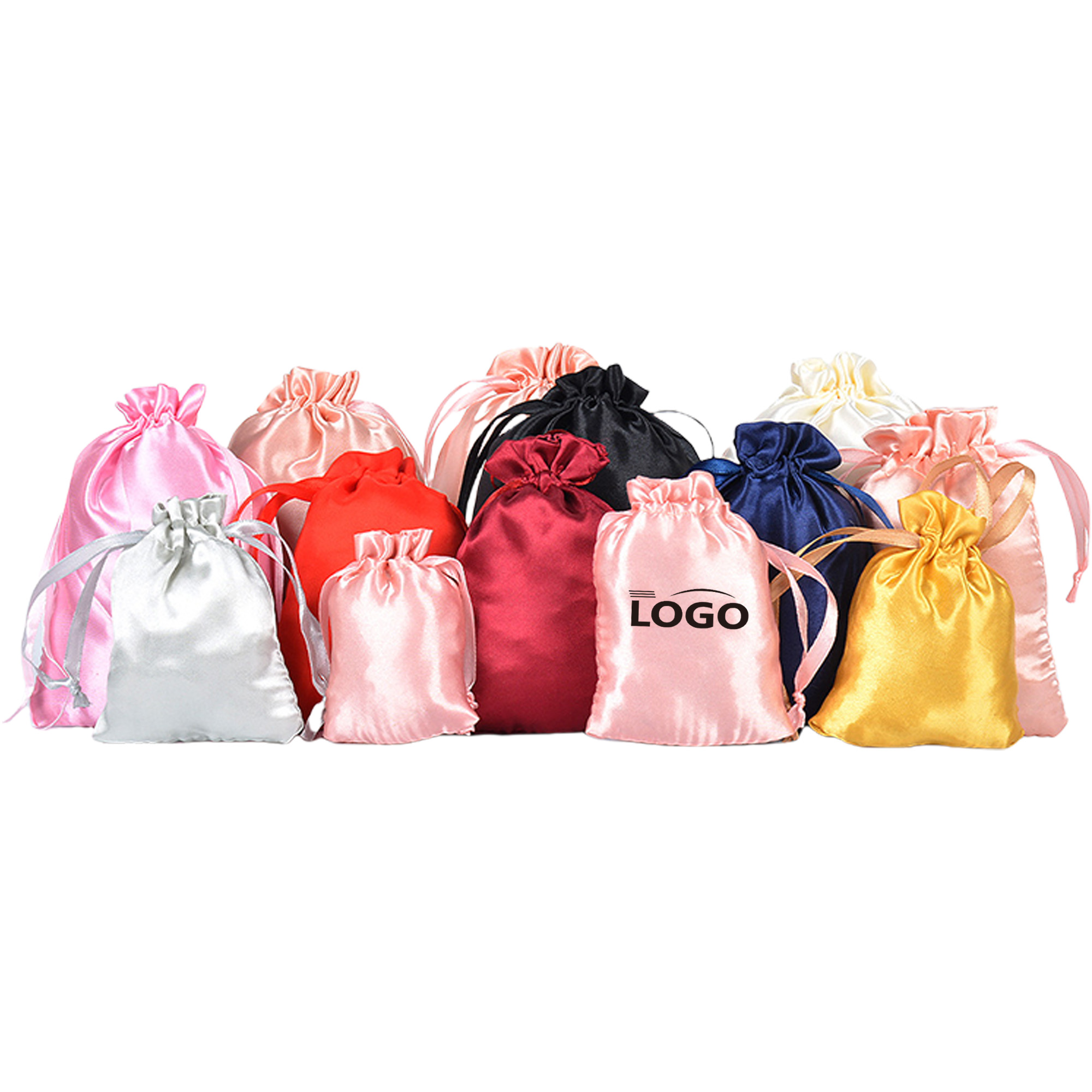 Satin Bags with Drawstring Outdoor Bag 1
