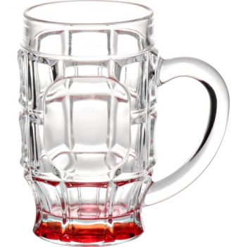 17.75 oz. Dimpled Glass Beer Mugs 10