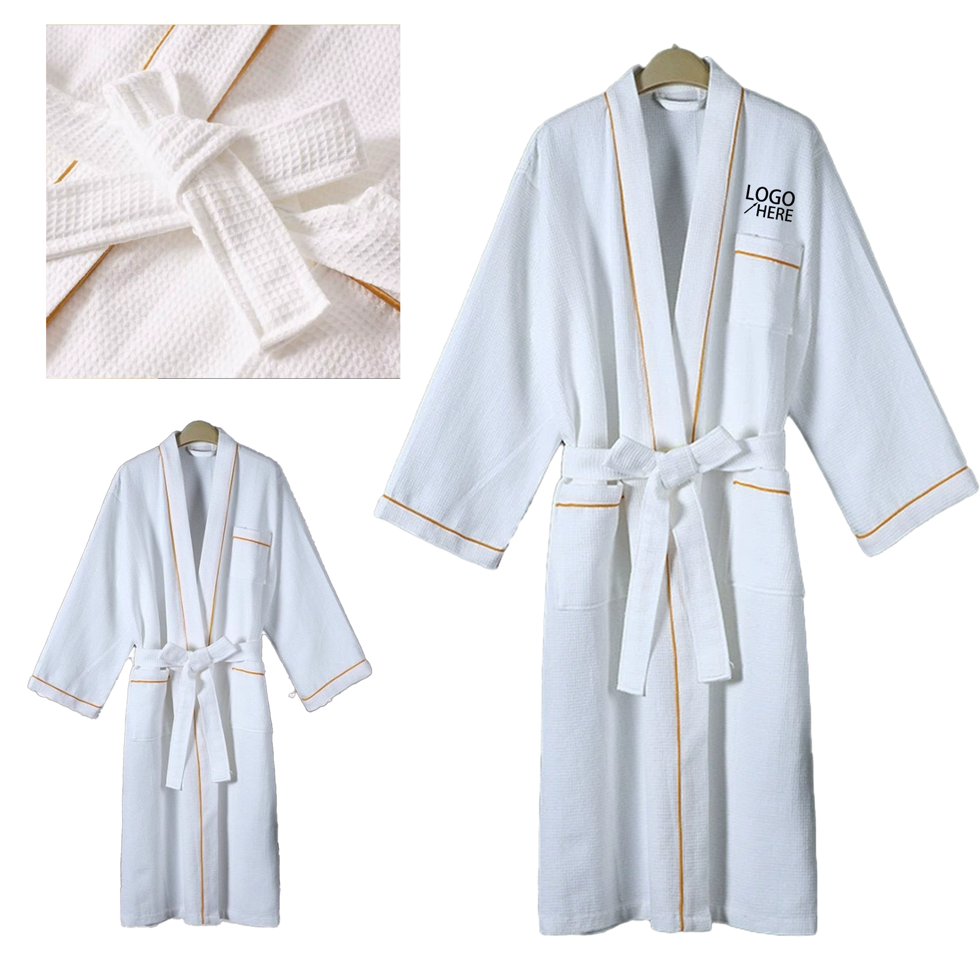 Premium Cotton Hotel Bathrobe 1