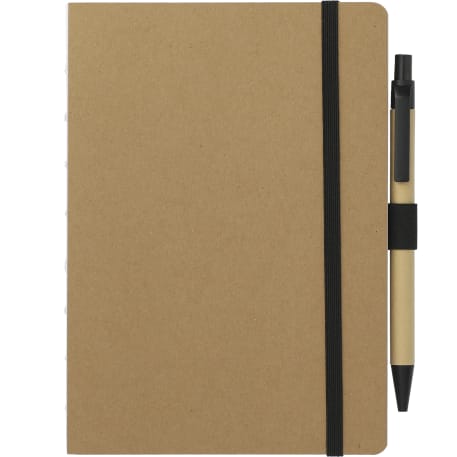 5" x 7" FSC Recycled Notebook and Pen Set