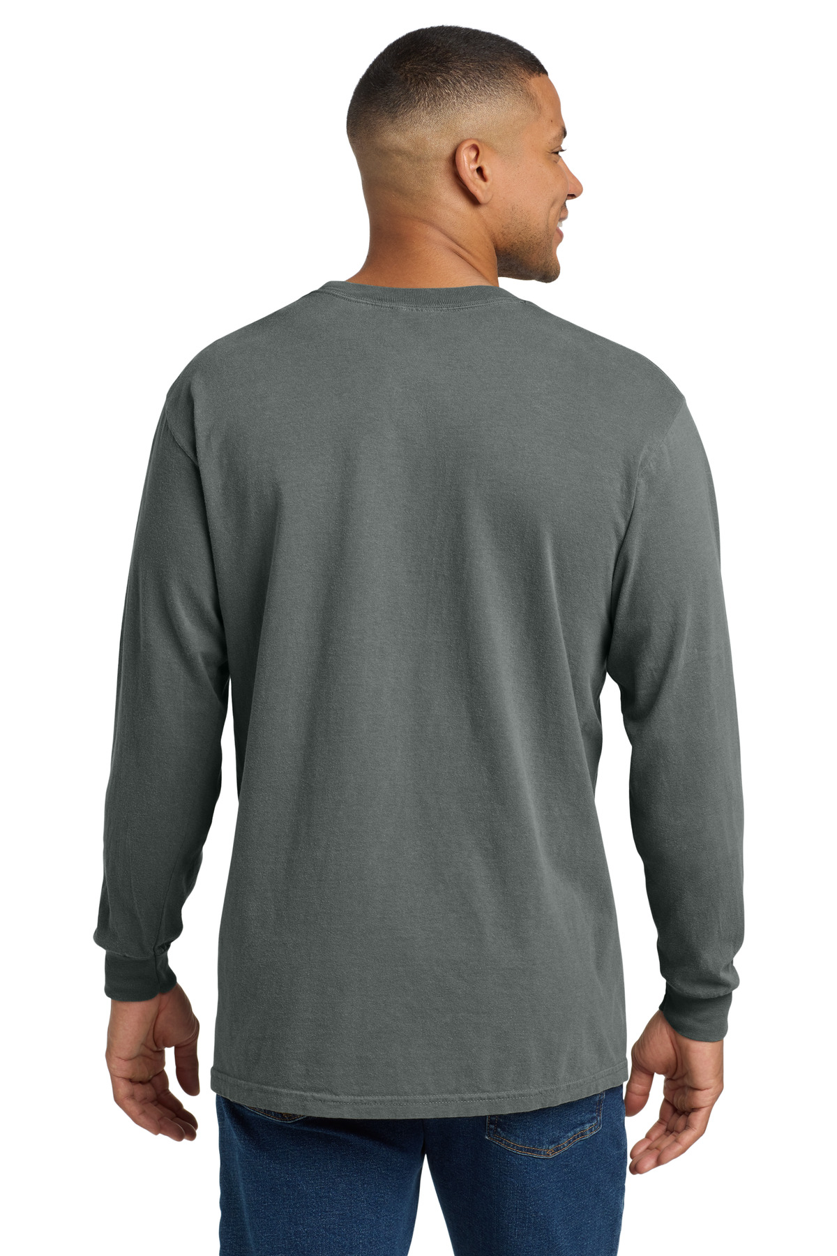 COMFORT COLORS Heavyweight Ring Spun Long Sleeve Pocket Tee. 4410 128