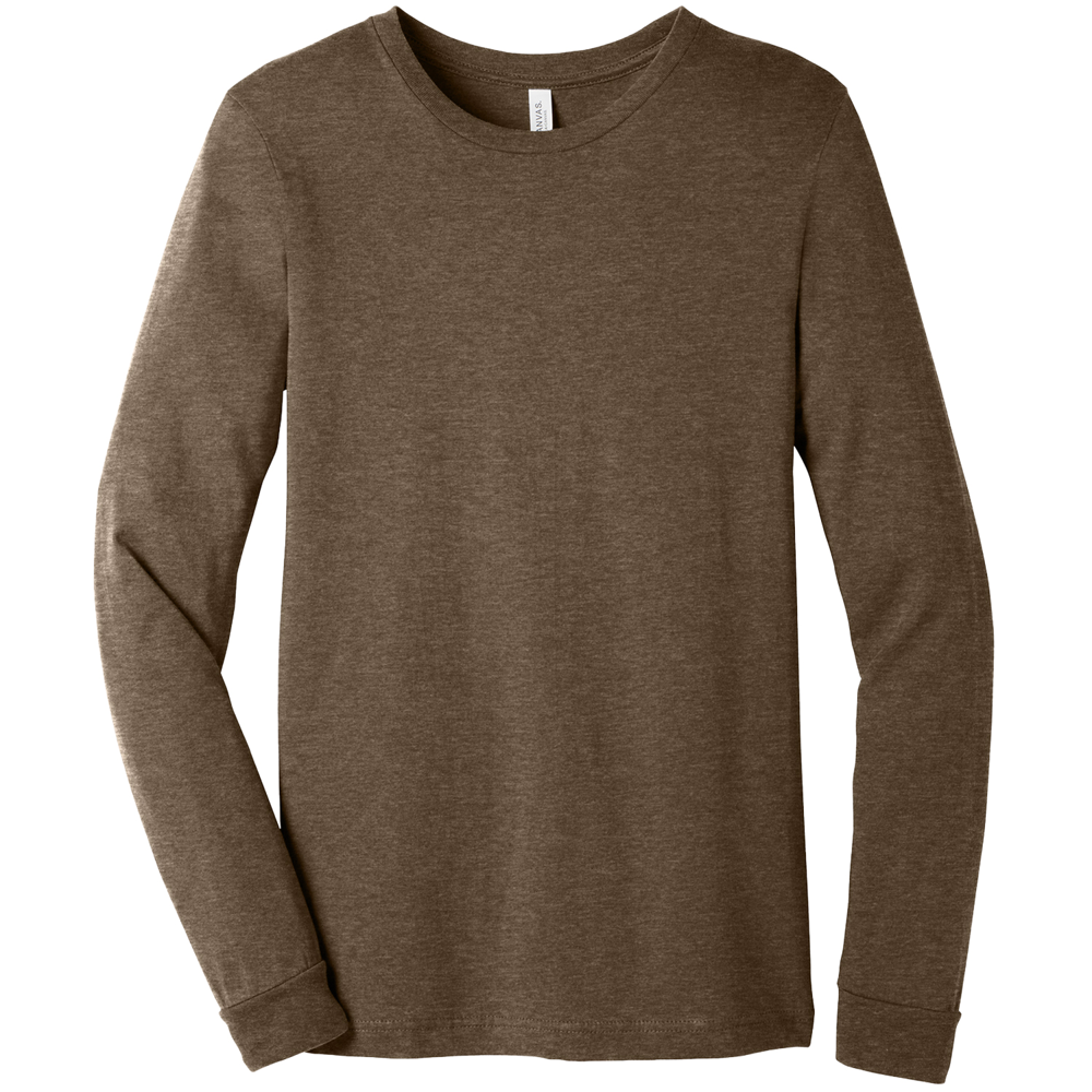 BELLA+CANVAS® Unisex Heather CVC Long Sleeve Tee