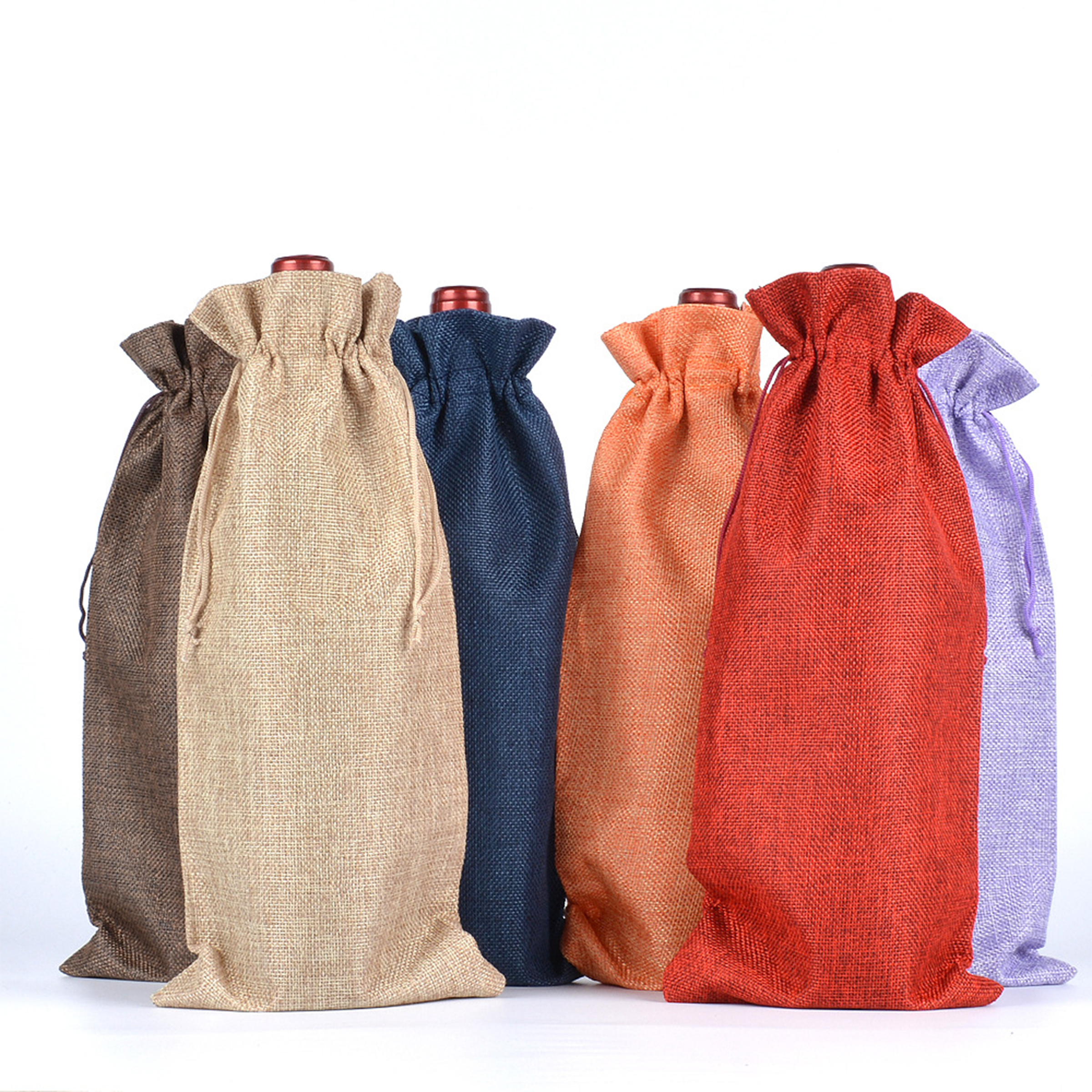 Jute Bunkou Red Wine Bag 21