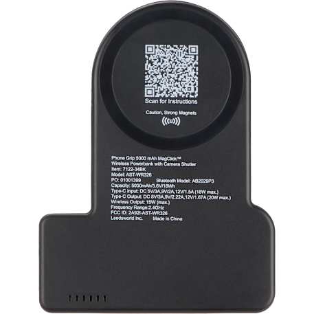 Phone Grip 5000 mAh MagClick™ Powerbank and Shutte 35
