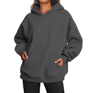 Oversized Hoodies Fleece Sweatshirts, custom hoodie or sweatshirt with logo imprint 4