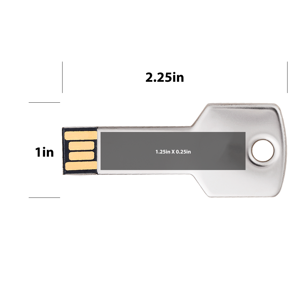 Berwyn Key Shape USB Flash Drive
